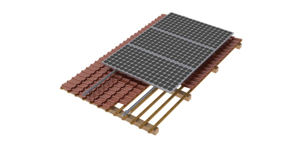 Stainless steel tile roof hook